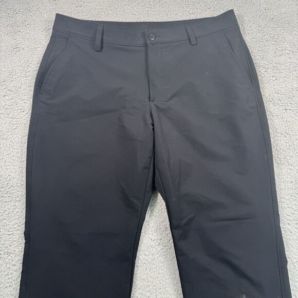 Under Armour Pants Mens 38x30 Black Performance Stretch Chino Golf - Picture 2 of 10